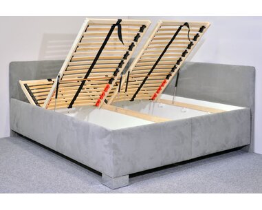 Čalouněná postel dvoulůžko s úložným prostorem Ryana Čalouněná postel dvoulůžko s úložným prostorem Ryana