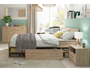 Konstrukce - Postel s úložným prostorem Nepoli