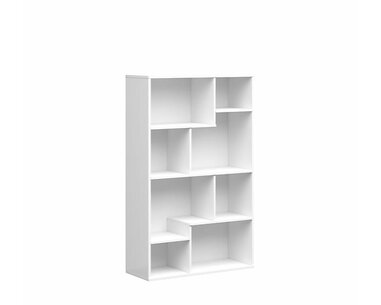 Střední regál TETRIS 140, bílá lesk 