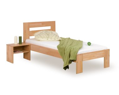 Jednolůžko z masivu METAXA 90x200, masiv buk Jednolůžko z masivu METAXA 90x200, masiv buk
