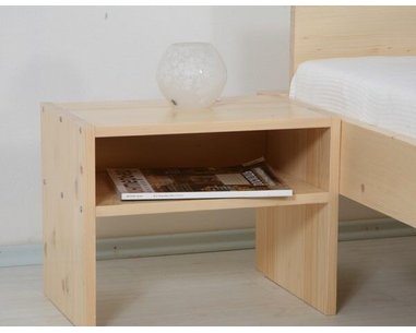 Noční stolek z masivu Relax demont č.209/S, masiv smrk Noční stolek z masivu Relax demont č.209/S, masiv smrk