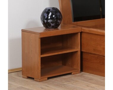 Noční stolek z masivu, policový F131