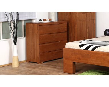 Komoda zásuvková F151, masiv buk