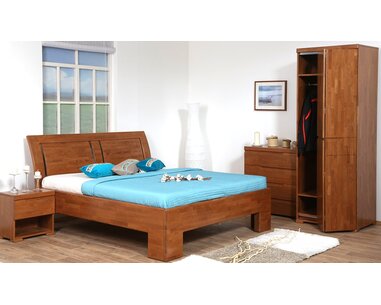 Šatní skříň - celošatní F153, masiv buk