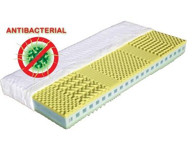 Měkká antibakteriální matrace KRÉTA, 19cm, 120kg, 7 zón Měkká antibakteriální matrace KRÉTA, 19cm, 120kg, 7 zón