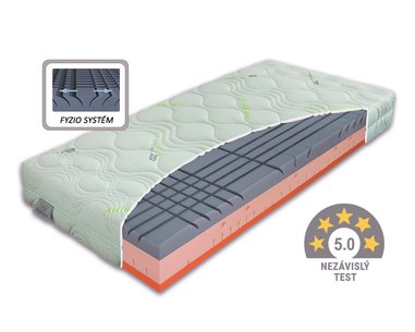 Středně tvrdá ortopedická matrace BIOSTRETCH, 25cm, 90x210cm, 150kg