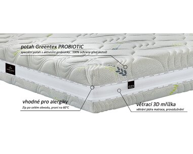 Potah ortopedické matrace S-Remo