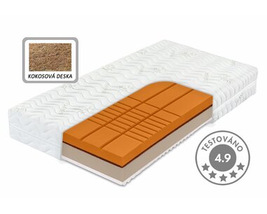 Tvrdší zdravotní matrace HERODES XXL, 24cm, 150kg, kokos Tvrdší zdravotní matrace HERODES XXL, 24cm, 150kg, kokos
