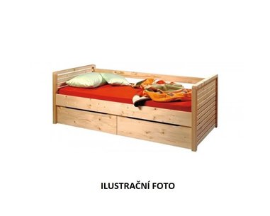 Postel z masivu Thomas  II. 311B, 90x200, masiv buk cink jádrový Postel z masivu Thomas  II. 311B, 90x200, masiv buk cink jádrový