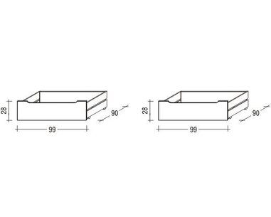 Úložný prostor Thomas (1 pár) -  buk cink 312B