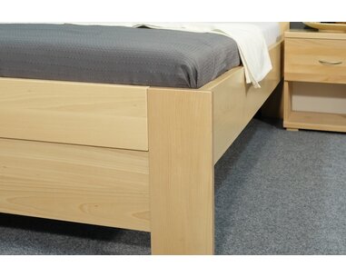 Zvýšená postel z masivu Rita, 80x200, 90x200, masiv buk