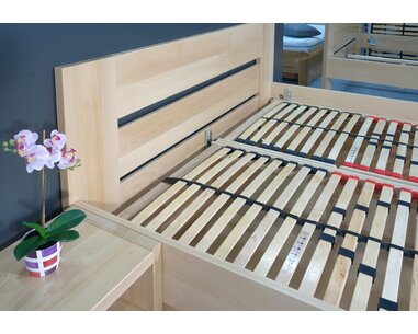 Zvýšená postel z masivu Matěj, 160x200, 180x200, masiv buk