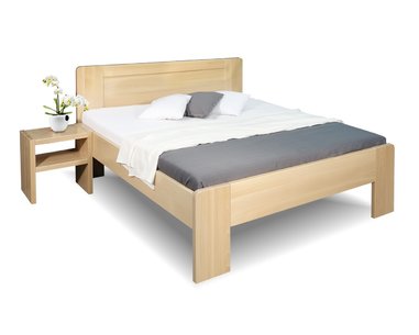 Zvýšená postel z masivu Dan, 120x200, 140x200, masiv buk Zvýšená postel z masivu Dan, 120x200, 140x200, masiv buk