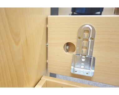 Zvýšená postel s úložným prostorem Dan, 160x200, 180x200, masiv buk