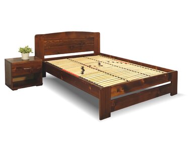 Postel z masivu Justina,120x200, 140x200, masiv smrk