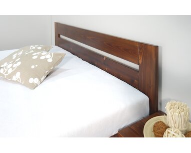 Jednolůžková postel s roštem Berni, 120x200, 140x200, masiv smrk