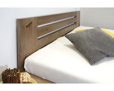 Zvýšená postel s úložným prostorem ROSA, masiv smrk, 90x200