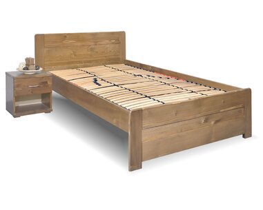 Jednolůžková postel Mark, 140x200, masiv smrk