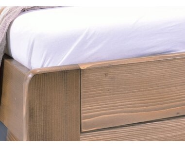 Jednolůžková postel Mark, 140x200, masiv smrk