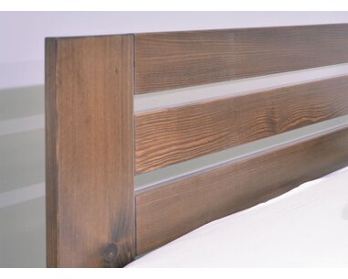 Zvýšená postel z masivu Rita, 80x200, 90x200, masiv smrk