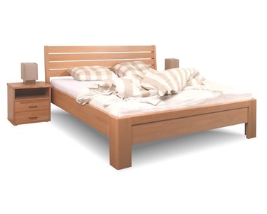 Postel dvoulůžko Gloria, masiv buk cink jádrový Postel dvoulůžko Gloria, masiv buk cink jádrový