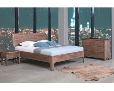 Manželská postel z masivu Fantazie F303, masiv buk