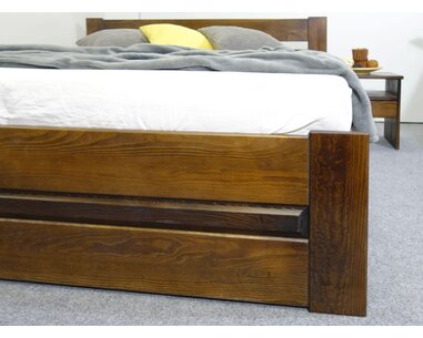 Dřevěná postel jednolůžko Hana, masiv borovice