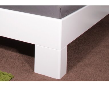 Manželská postel z masivu VAREZZA 5 senior 160x200, 180x200, masiv buk, bílá