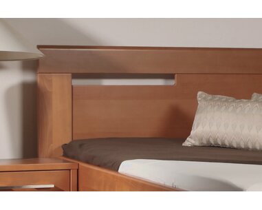 Zvýšená postel s úložným prostorem VAREZZA 5 senior 160x200, 180x200, masiv buk