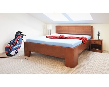 Manželská postel z masivu MANHATTAN 1, masiv buk Manželská postel z masivu MANHATTAN 1, masiv buk