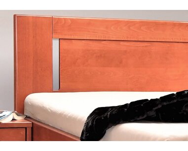 Manželská zvýšená postel z masivu HOLLYWOOD 1, masiv buk