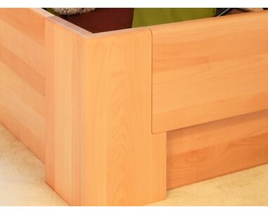 Manželská postel s úložným prostorem MANHATTAN 2 senior, masiv buk