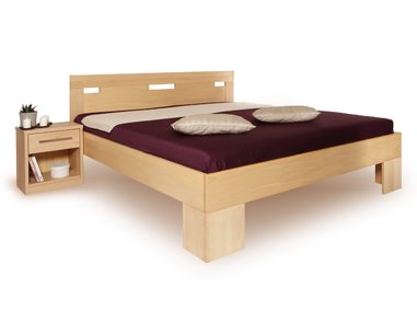 Manželská postel z masivu VAREZZA 6A, 180x210,  masiv buk Manželská postel z masivu VAREZZA 6A, 180x210,  masiv buk