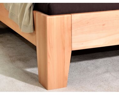 Dřevěná postel z masivu Kleopatra 1, 160x200, 180x200, masiv buk