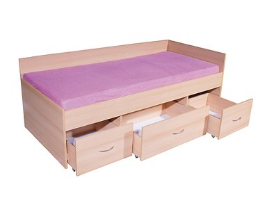 Rohová vyvýšená dětská postel s úložným prostorem GAMA, 90x200cm Rohová vyvýšená dětská postel s úložným prostorem GAMA, 90x200cm