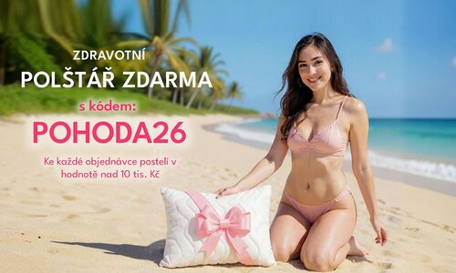 Oslavte s námi LÉTO – k nové posteli získáte dárek zdarma!
