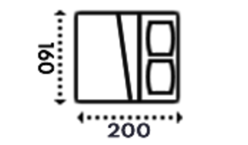 Matrace 160x200 skladem