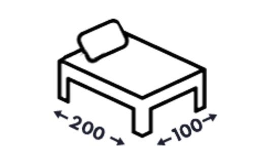 Válendy, postele bez čela 100x200 Válendy, postele bez čela 100x200