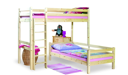 Patrové postele dle tvaru