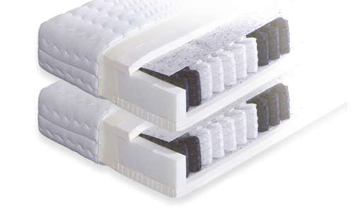 Pružinové a taštičkové matrace 1+1 zdarma