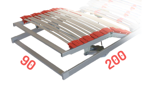 Motorové polohovací rošty do postele 90x200 cm Motorové polohovací rošty do postele 90x200 cm