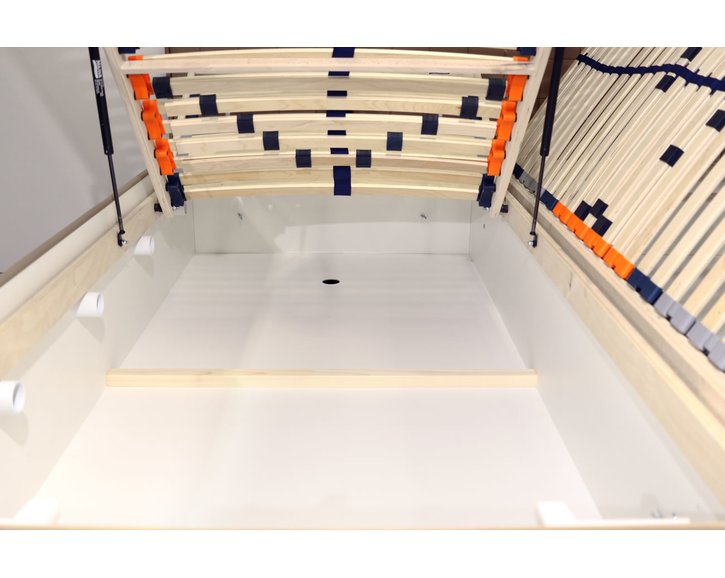 Konstrukce postele s úložným prostorem BELARONA