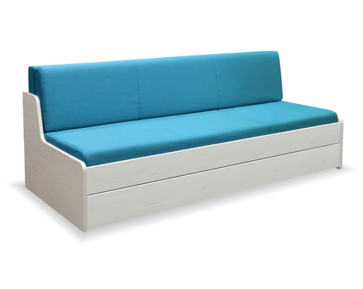 Rozkládací postel MINDES 80, Bílá Borovice Rozkládací postel MINDES 80, Bílá Borovice