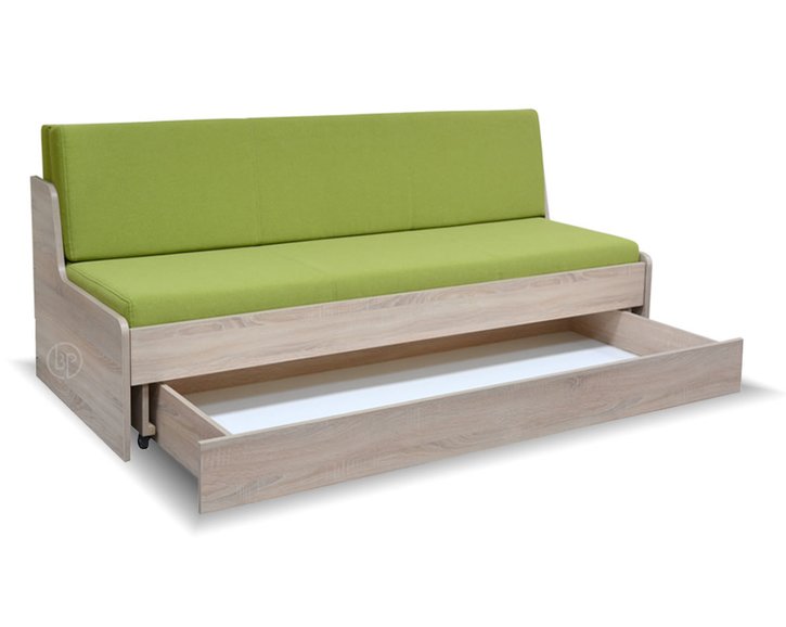 Rozkládací postel MINDES 90 pravá - levá, bílá Rozkládací postel MINDES 90 pravá - levá, bílá