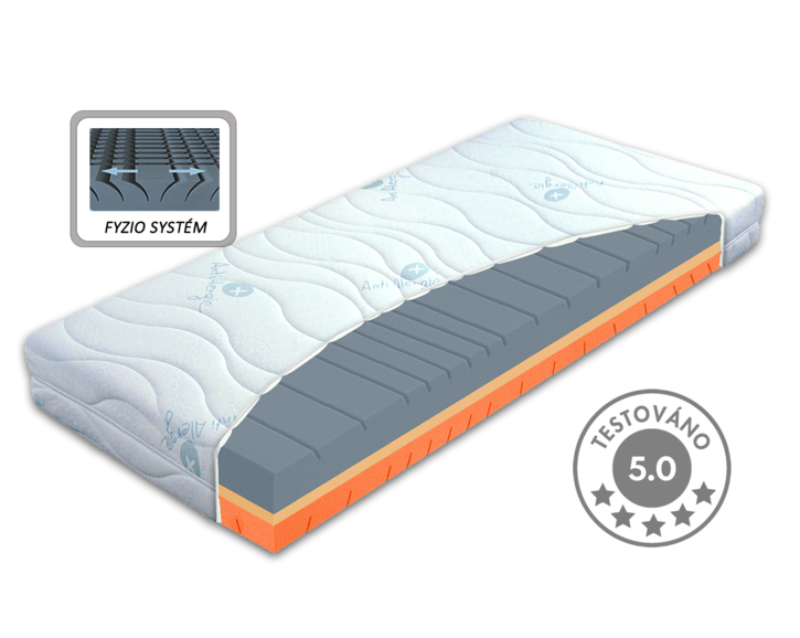 Ortopedická matrace Ergostretch půlená sada