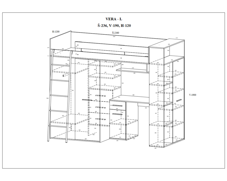 postel Vera dub sonoma bila otevrena montazni navod postel Vera dub sonoma bila otevrena montazni navod