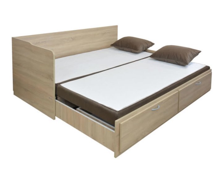 Rozložené matrace - Rozkládací postel MINDES 90 Rozložené matrace - Rozkládací postel MINDES 90