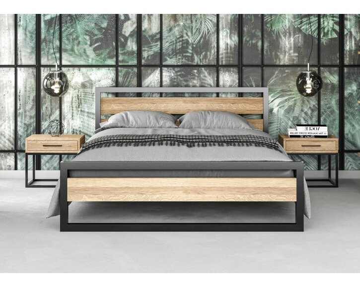 Interiér - Postel dvoulůžko Drew - 371, masiv dub