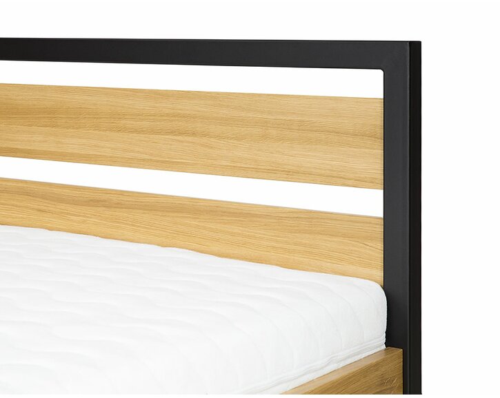 Čelo - Postel dvoulůžko Drew - 371, masiv dub