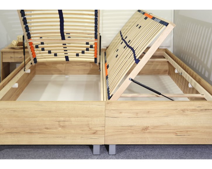 Výklopy - dvoulůžko s úložným prostorem LA FINESA